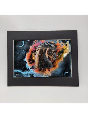 "Mystic Visions" 8x12" Metal Paper Print By Gina Geldbach-Hall  2019 Signed COA
